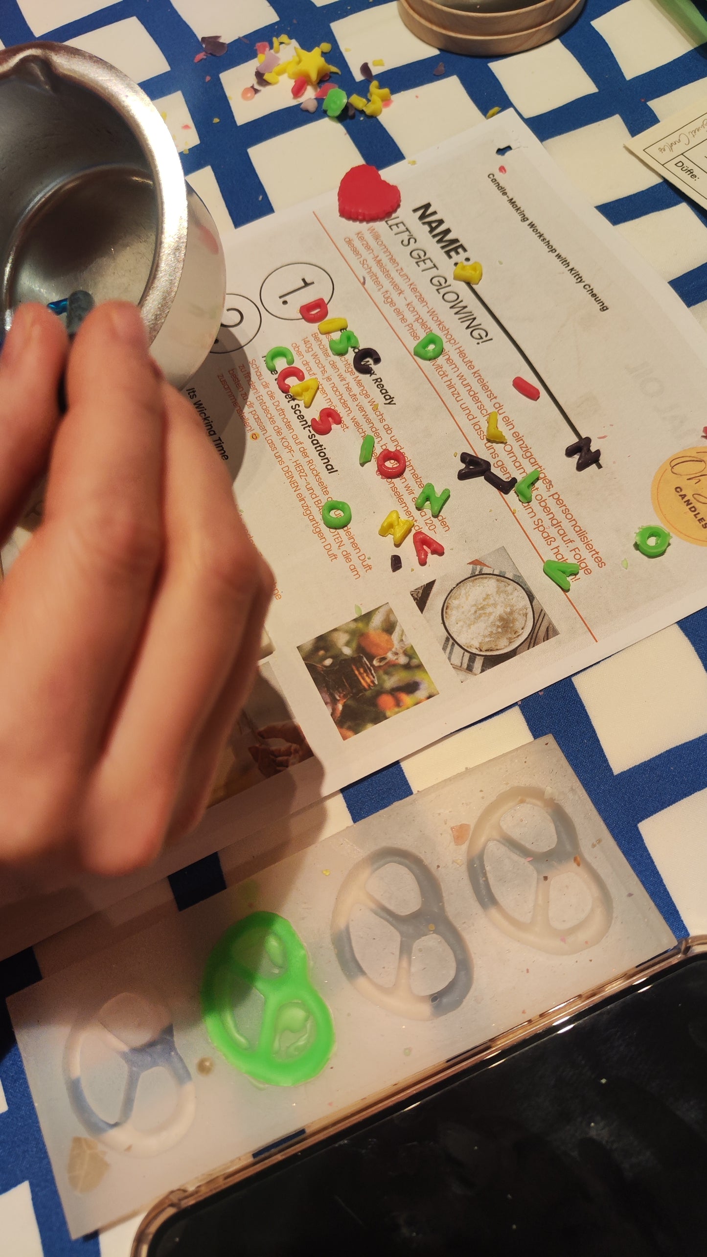 Dekorative Kerzen-Workshops in Tübingen