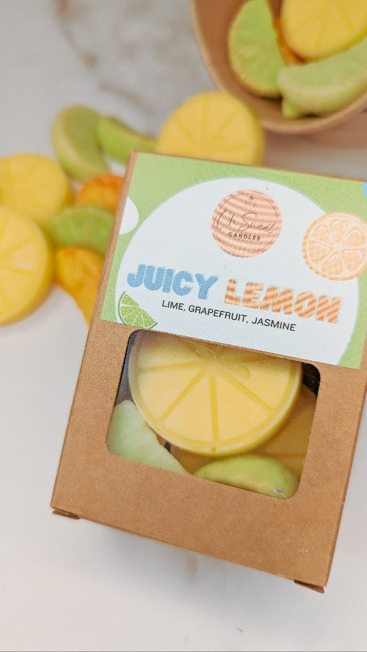 Juicy Lemon Wax Melts — Sicilian Bergamot, Lime & Jasmine