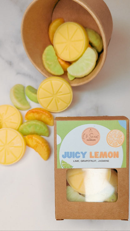 Juicy Lemon Wax Melts — Sicilian Bergamot, Lime & Jasmine