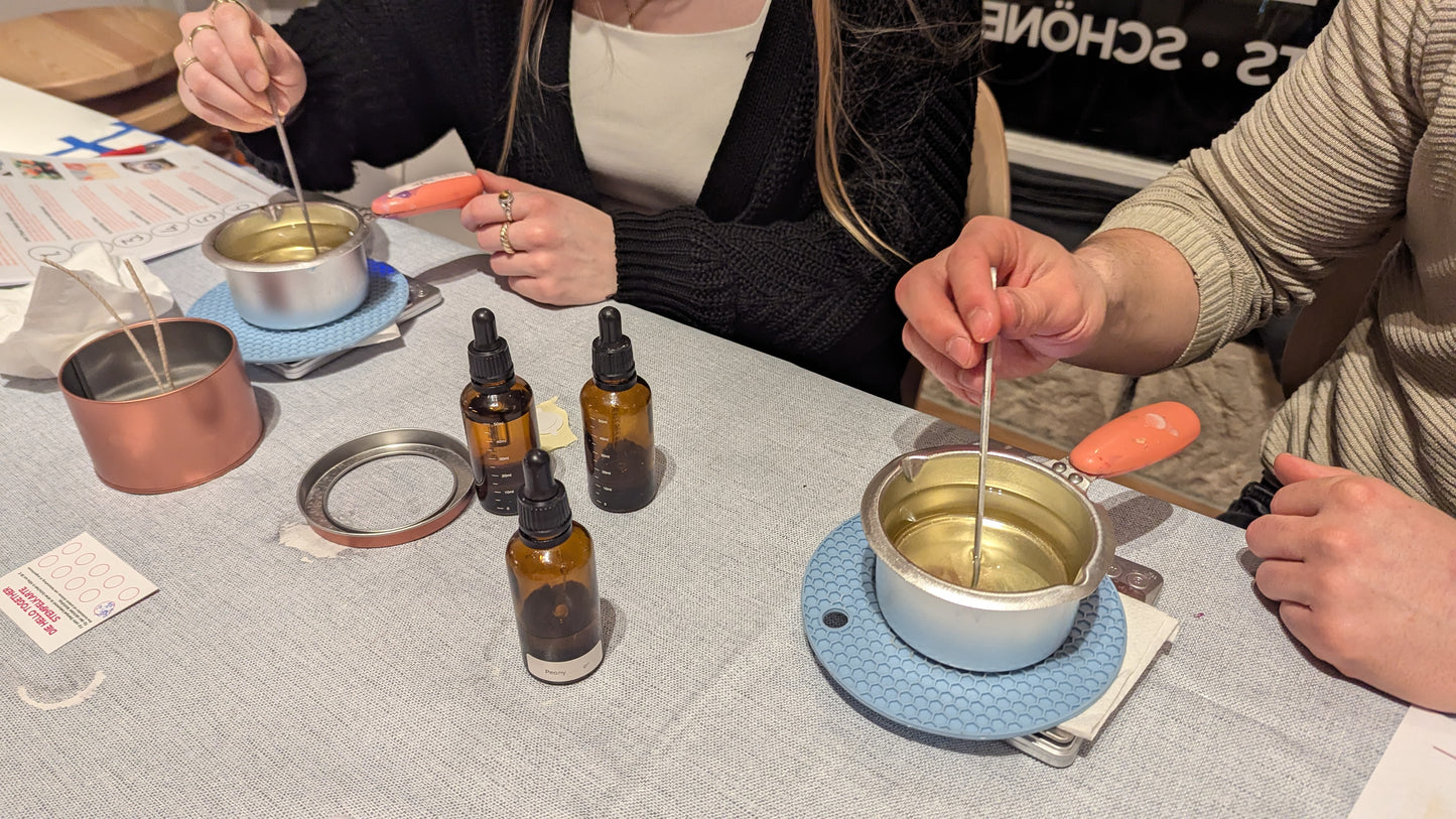Dekorative Kerzen-Workshops in Tübingen