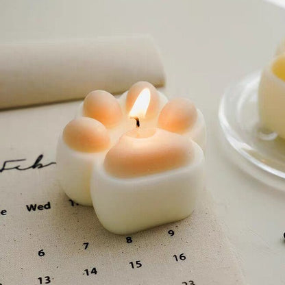 Pfoten Waxmelts, Duftwachs Geschenk für sie, ideal für Tierfreunde und Pfotenliebhaber, Duftkerze Deko aus Sojawachs Olivenwachs