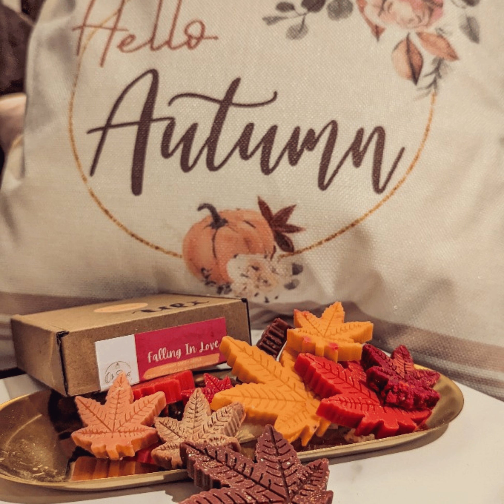 wohlfühlmomente Duftwachs, herbst düfte, modern deko wohnzimmer, herbst deko ideen, herbstdeko, herbstliche duftkerzen, handgemachte deko