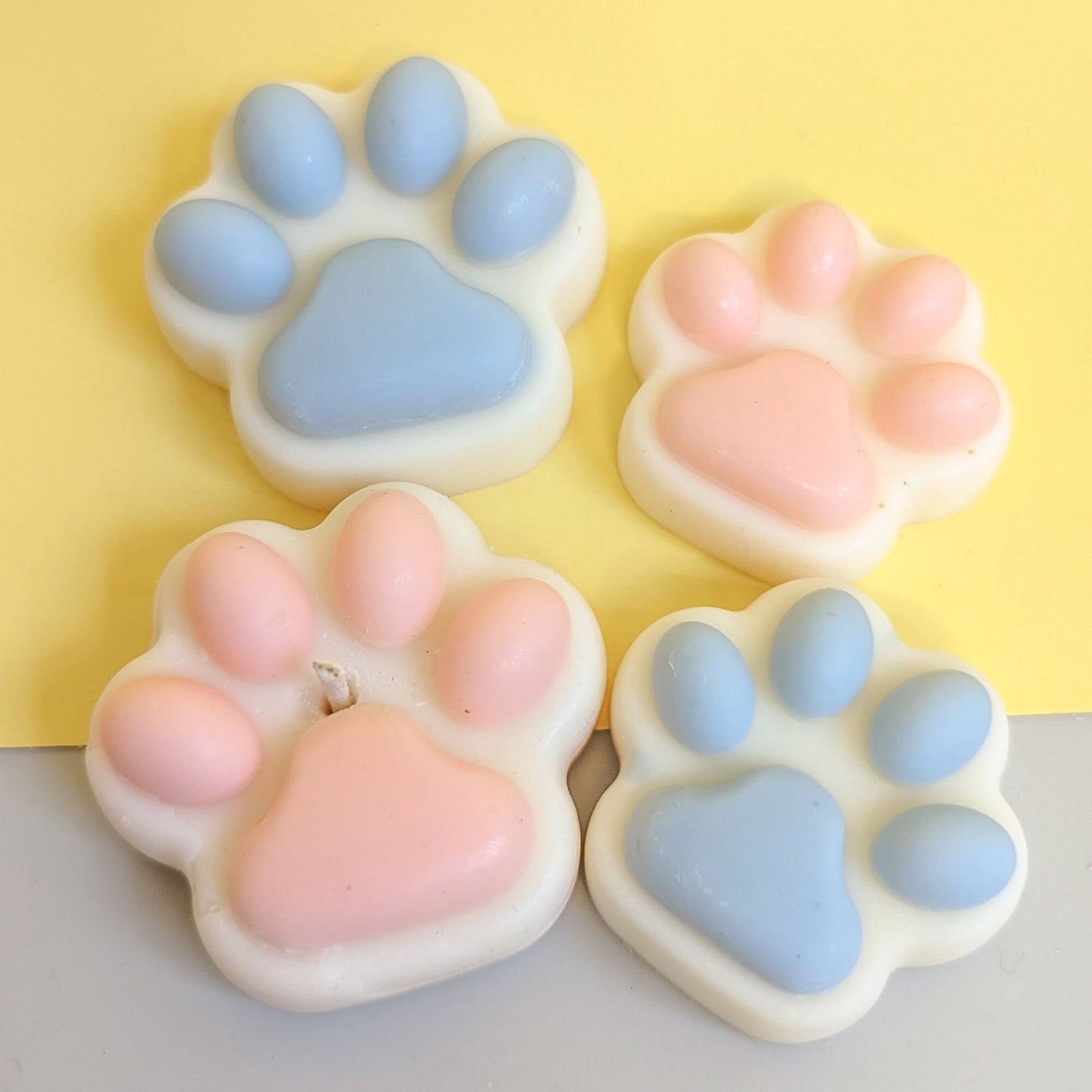 Pfoten Waxmelts, Duftwachs Geschenk für sie, ideal für Tierfreunde und Pfotenliebhaber, Duftkerze Deko aus Sojawachs Olivenwachs