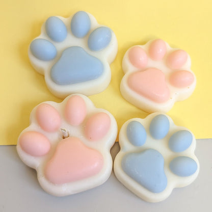 Pfoten Waxmelts, Duftwachs Geschenk für sie, ideal für Tierfreunde und Pfotenliebhaber, Duftkerze Deko aus Sojawachs Olivenwachs