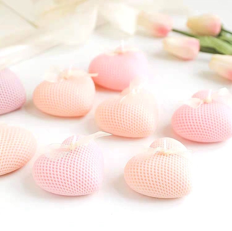 Hochzeitsgeschenk Herz Kerzen Hochzeitsgastkerze Duftkerzen aus Sojawachs kerzen als Gastgeschenke für Hochzeit kleines Hochzeitsgastkerze