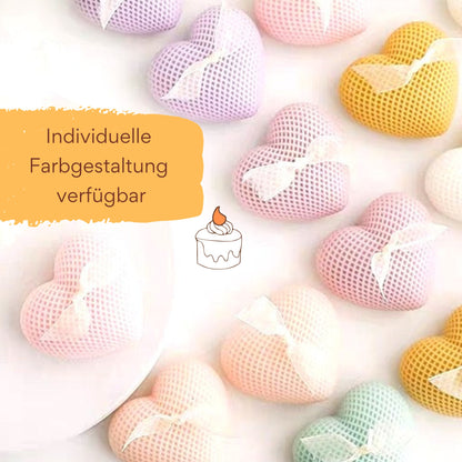 Hochzeitsgeschenk Herz Kerzen Hochzeitsgastkerze Duftkerzen aus Sojawachs kerzen als Gastgeschenke für Hochzeit kleines Hochzeitsgastkerze