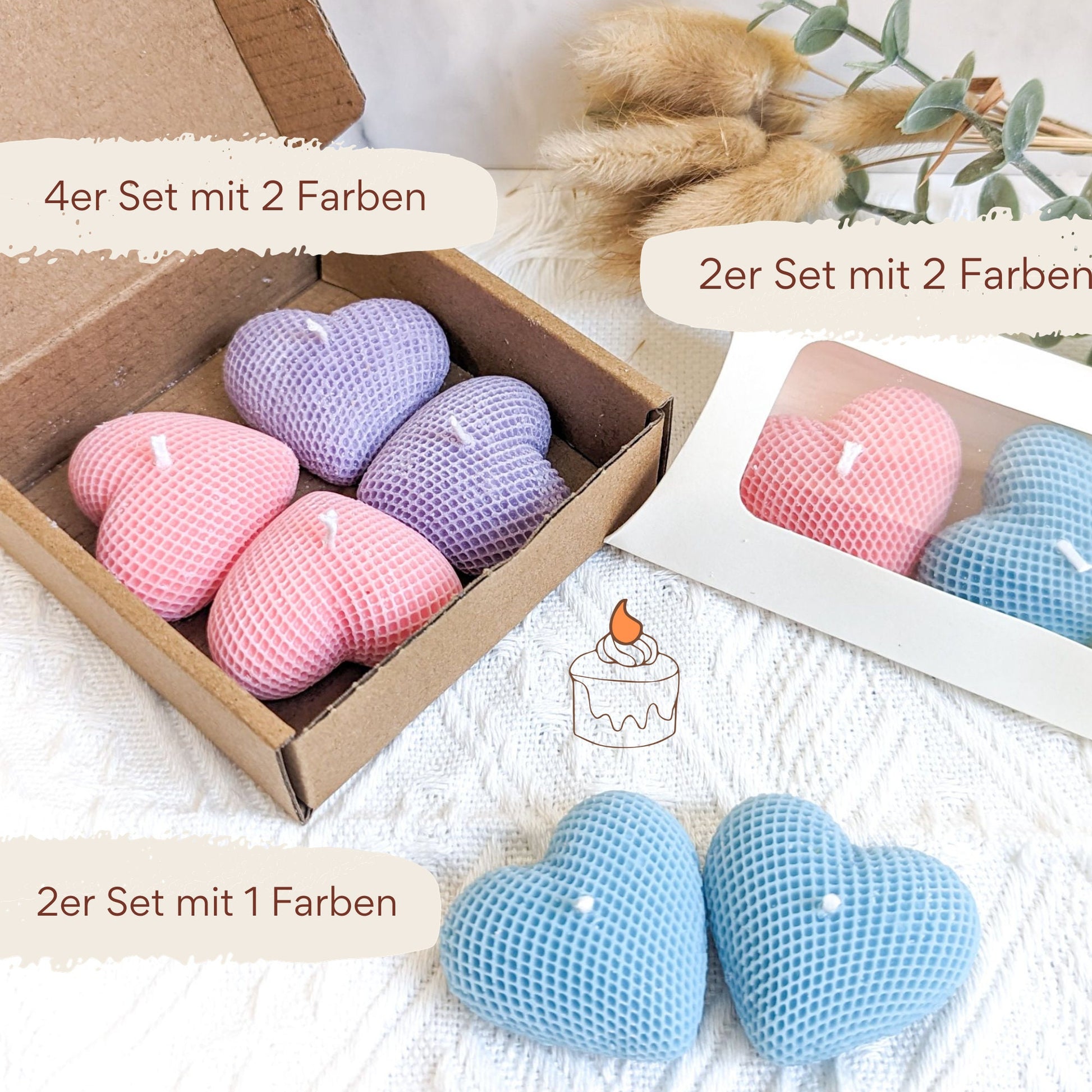 Hochzeitsgeschenk Herz Kerzen Hochzeitsgastkerze Duftkerzen aus Sojawachs kerzen als Gastgeschenke für Hochzeit kleines Hochzeitsgastkerze
