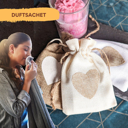 Duftsäckchen jutebeutel, Garderobe Duftsäckchen, Duftbeutel, Auto-Lufterfrischer, Schrank Anhänger, Duftsachet für langanhaltende Frische