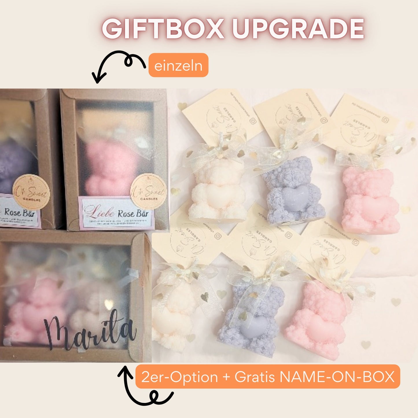 giftbox upgrade opinionen - einzeln oder 2er - gratis Personalisierung