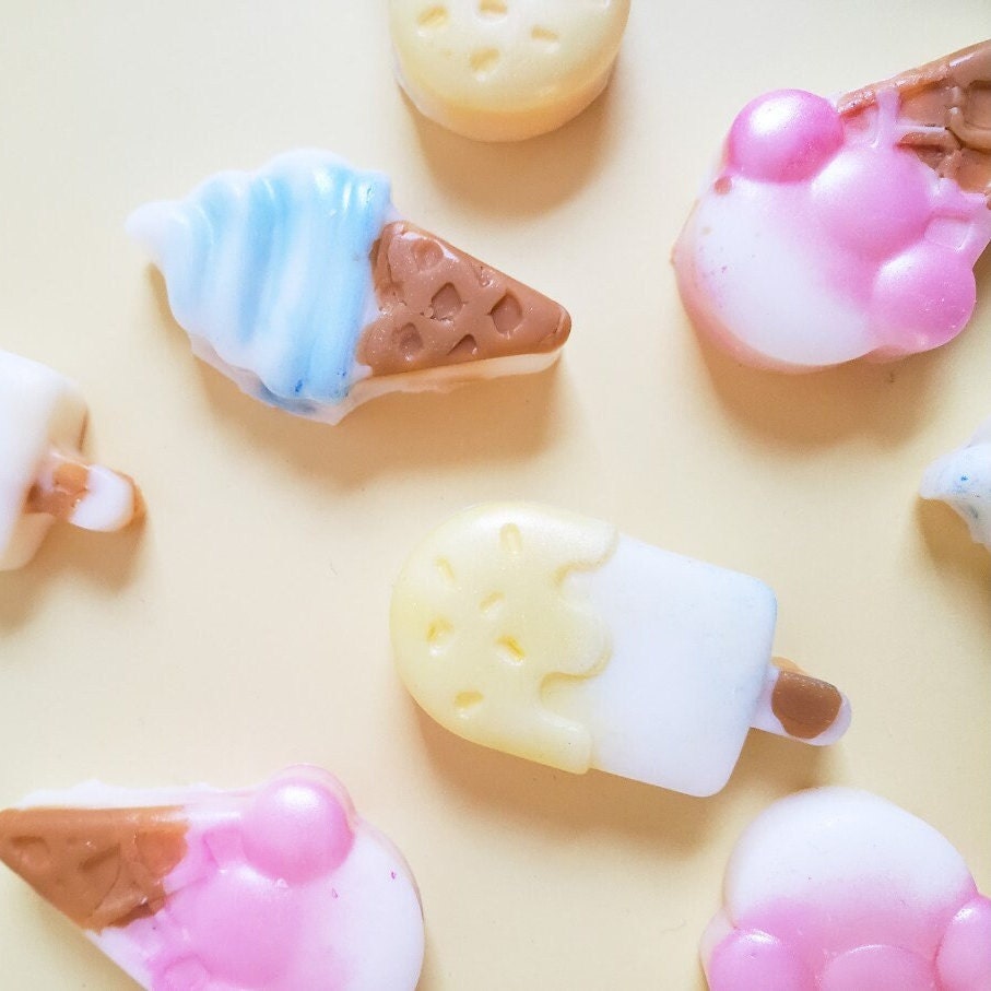 Fruchtduftende Eiscreme Duftwachs Sommer Fruchtige duft Natürliche Sojawachskerzen Gelato Eiscreme Kerze für die Hausdekoration Wax melts