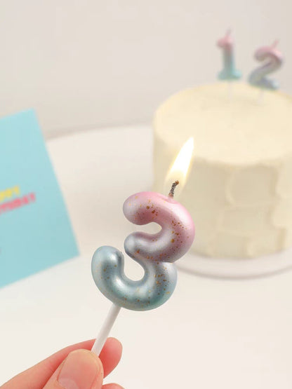 Geburtstag Nummer Kerzen, Metallic Galaxy Farben, Pastell rosa lila, Feier Kerzen, Kuchen Deko Kerzen, Geburtstag Deko Kerzen, Kinder feiern