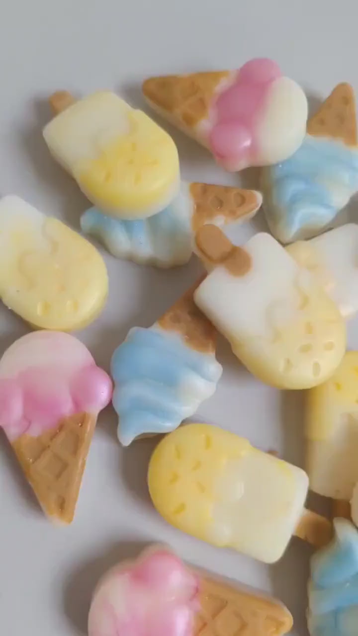 Fruchtduftende Eiscreme Duftwachs Sommer Fruchtige duft Natürliche Sojawachskerzen Gelato Eiscreme Kerze für die Hausdekoration Wax melts