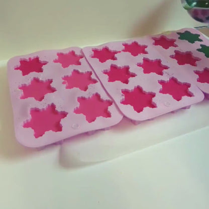 Dekorative Weihnachtskerzen Schnee Stumpenkerzen, duftkerze weihnachten , last-minute geschenkideen, tisch decor, Werbegeschenk Duftprodukt