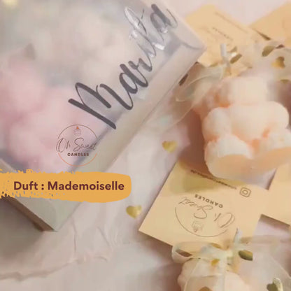 Mini Bär Kerzen Teddybär Kerzen Geschenke für Baby Showers, Baby Gender Party Rosenbär Kerzengeschenke für Partys